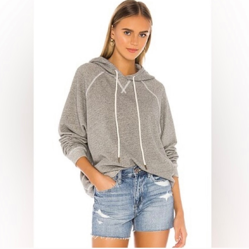 THE GREAT. Gray Hoodie